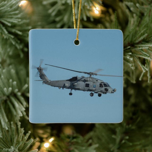 Ornamento De Cerâmica Seahawk MH-60R (Árvore)