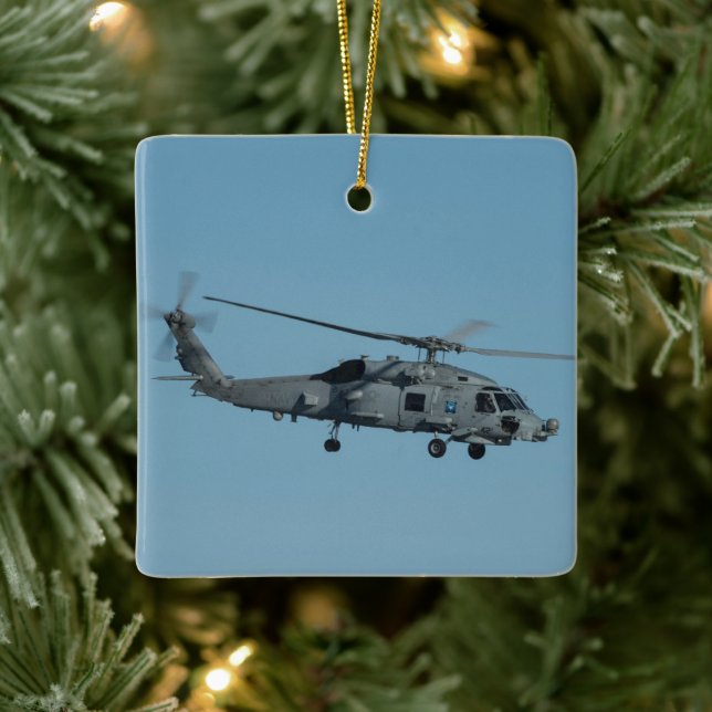 Ornamento De Cerâmica Seahawk MH-60R (Árvore)