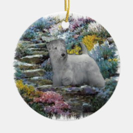 Ornamento De Cerâmica Sealyham Terrier Art
