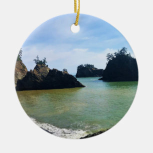 Ornamento De Cerâmica Secret Beach, Samuel H. Boardman, Oregon