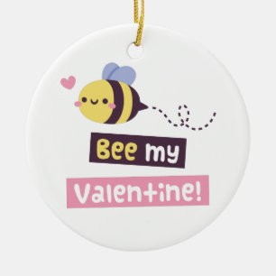 Ornamento De Cerâmica Seja Meu Namorado, Declaração de Amor com Piada de