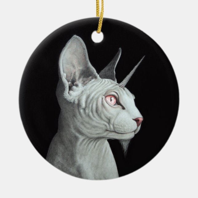 Ornamento De Cerâmica Seja positivo - Unikitty (Frente)