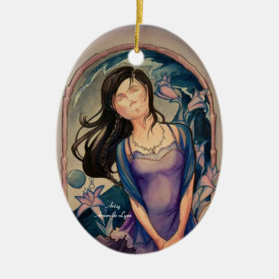 Ornamento De Cerâmica Selena