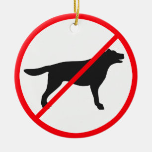 Ornamento De Cerâmica SEM Cães