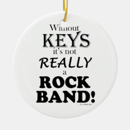 Ornamento De Cerâmica Sem Chaves - Banda de Rock