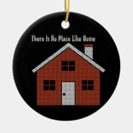 Ornamento De Cerâmica Sem Lugar Como Casa