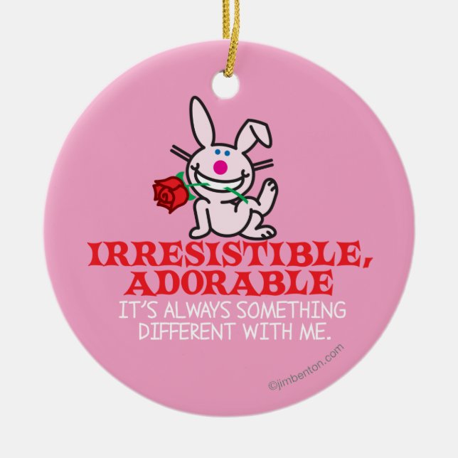 Ornamento De Cerâmica Sempre Algo Diferente (Frente)