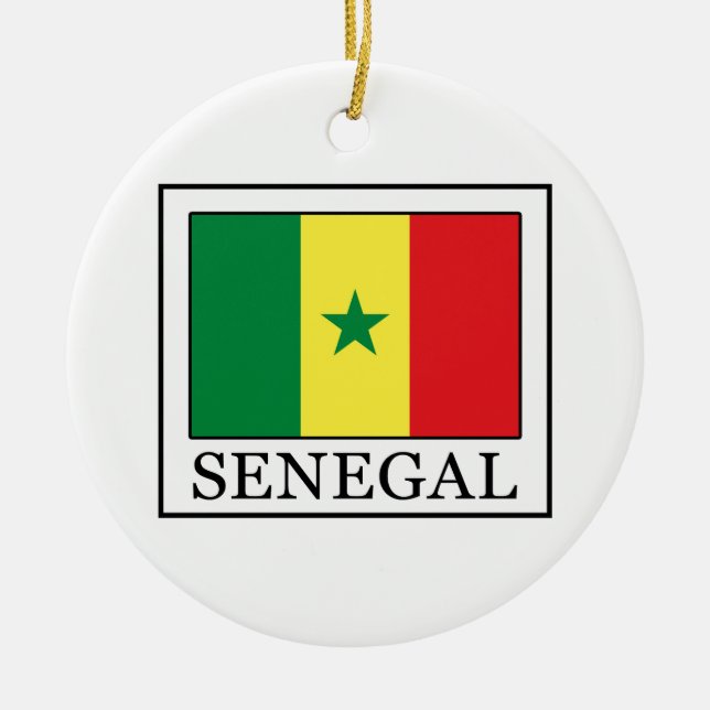 Ornamento De Cerâmica Senegal (Frente)
