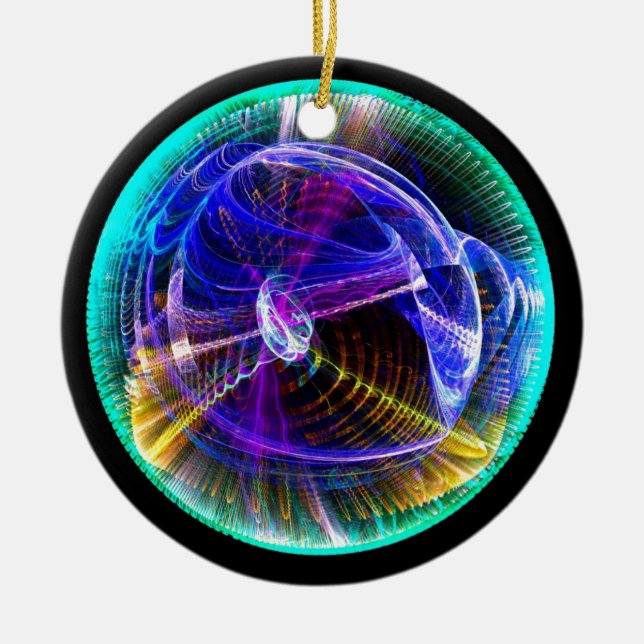 Ornamento De Cerâmica Senhor Isaac Newton (Frente)