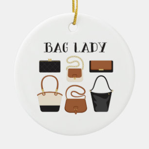 Ornamento De Cerâmica Senhora do Bag