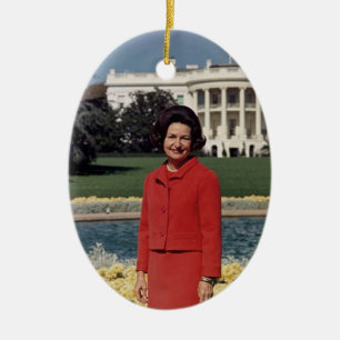 Ornamento De Cerâmica Senhora Pássaro