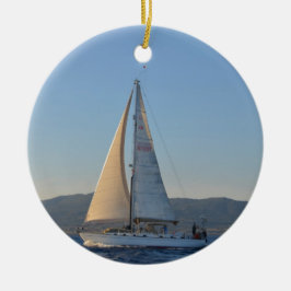 Ornamento De Cerâmica Senhora Sombria No Início Da Manhã