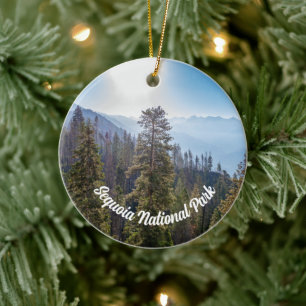 Ornamento De Cerâmica Sequoia National Park Ornament