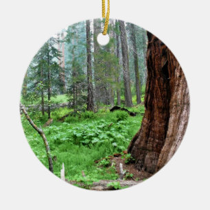 Ornamento De Cerâmica Sequoias gigantes em Grant Grove, CA