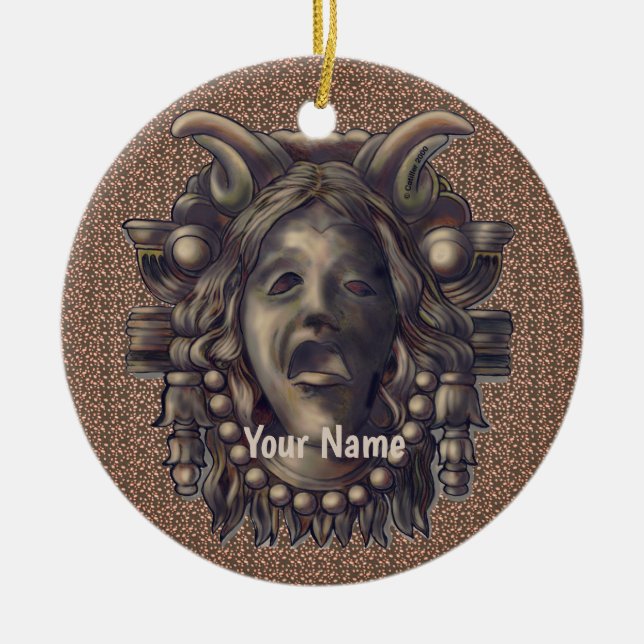 Ornamento De Cerâmica Seraph Gargoyle  (Frente)