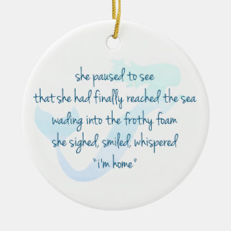 Ornamento De Cerâmica Sereia