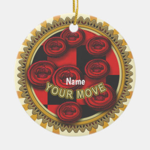 Ornamento De Cerâmica Seu Movimento Damas