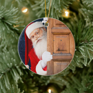 Ornamento De Cerâmica Seu Natal Feliz Natal Nome
