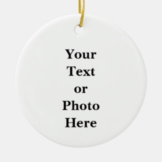 Ornamento De Cerâmica Seu Texto ou Foto
