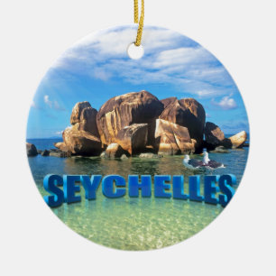 Ornamento De Cerâmica Seychelles