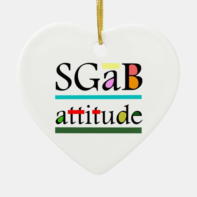 Ornamento De Cerâmica Sgab atitude (Frente)