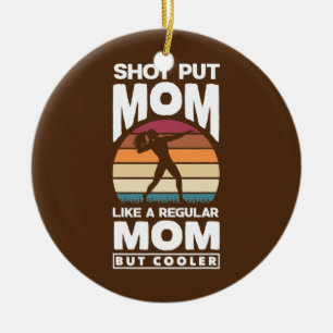 Ornamento De Cerâmica Shot Put Putter Track and Field Shot