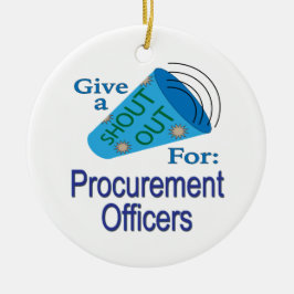 Ornamento De Cerâmica Shout for Procurement Officer