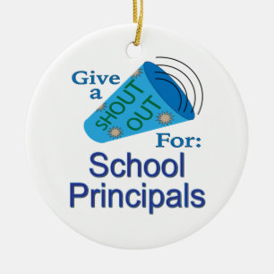 Ornamento De Cerâmica Shout for School Principals