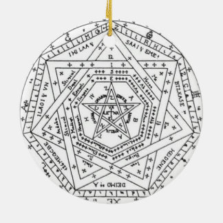 Ornamento De Cerâmica Sigillum Dei Aemeth