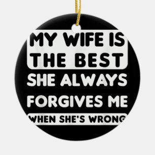 Ornamento De Cerâmica significa piada engraçado marido pai da esposa