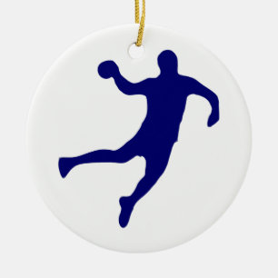 Ornamento De Cerâmica Silhueta do handball