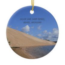 Silver Lake Sand Dunes, Mears, Michigan Ornament