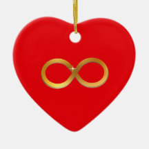 Símbolo de Infinito Dourado