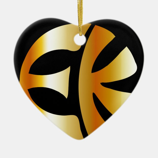 Ornamento De Cerâmica Símbolo Eckankar do emblema de USVA (Frente)