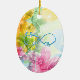 Ornamento De Cerâmica Símbolo Infinito Fantástico "Para o infinito e a