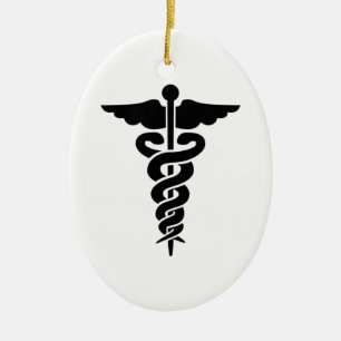 Ornamento De Cerâmica Símbolo médico
