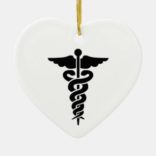 Ornamento De Cerâmica Símbolo médico