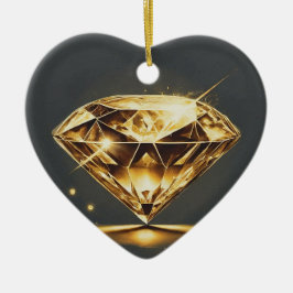 Ornamento De Cerâmica Símbolo radiante de amor e alegria