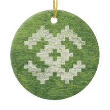 Símbolos Bálticos Vintage Verde