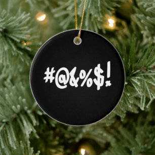 Ornamento De Cerâmica Símbolos Engraçados E Engraçados De Cartoon