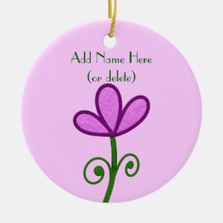 Ornamento De Cerâmica Simple Artistic Flower Ornament