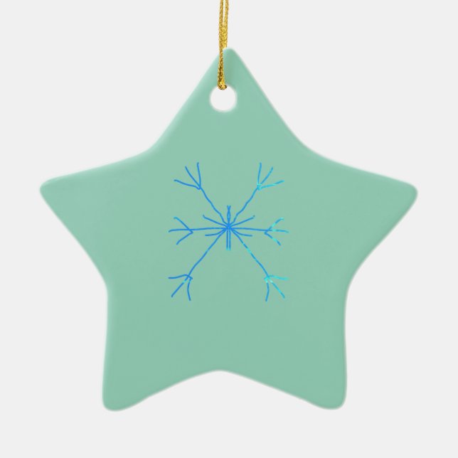 Ornamento De Cerâmica Simple minimal elegant custom circle photo collage (Frente)