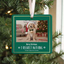 Simples Humor Divertido Cachorro Fofo Foto Natal
