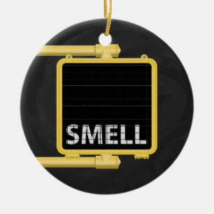 Ornamento De Cerâmica Sinal Crosswalk de Nova Iorque