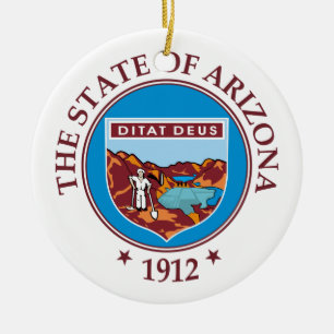Ornamento De Cerâmica sinal de Arizona