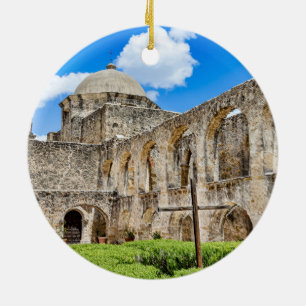 Ornamento De Cerâmica Sinal de Fé, Missão San Jose,