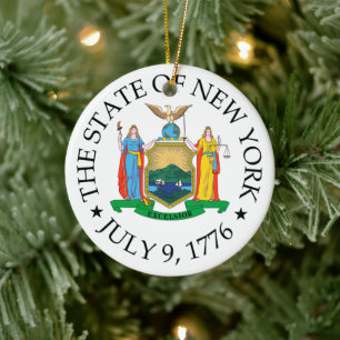 Ornamento De Cerâmica Sinal de Nova Iorque