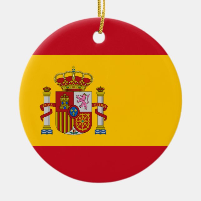 Ornamento De Cerâmica Sinalizador de espanha (Frente)