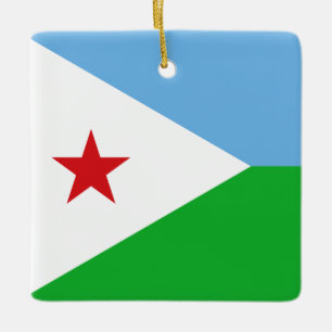 Ornamento De Cerâmica Sinalizador Djibouti