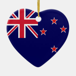 Ornamento De Cerâmica Sinalizador Heart da Nova Zelândia